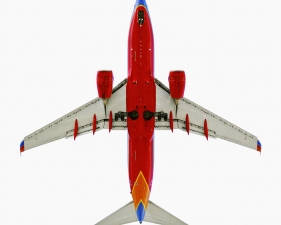 Jeffrey Milstein<br /> <em>Southwest Boeing 737-700,&nbsp;</em>2006<br /> Archival pigment prints<br /> 20 x 20" &nbsp; &nbsp;Edition of 15<br /> 34 x 34" &nbsp; &nbsp;Edition of 10<br /> Some Aircraft images can be up to 40 x 40”