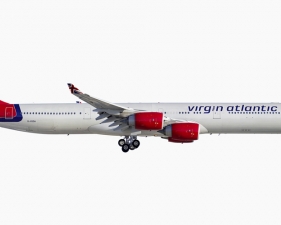 <strong>Jeffrey Milstein</strong><br /> <em>Virgin Atlantic Airways Airbus A340-600,&nbsp;</em>2006<br /> Archival pigment prints<br /> 25 x 50 inches<br /> Edition of 15<br /> Additional sizes available, please contact gallery for more information.