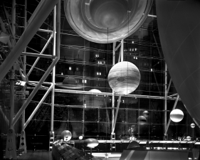 Matthew Pillsbury<br /> <em>Time Frame: Planets in the City Sky, Museum of Natural History, NYC, </em>2004<br /> Archival pigment ink prints<br /> 13 x 19"&nbsp;&nbsp;&nbsp; Edition of 20<br /> 30 x 40"&nbsp;&nbsp;&nbsp; Edition of 10<br /> 50 x 60" &nbsp;&nbsp; Edition of 3