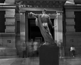 Matthew Pillsbury<br /> <em>Behind Perseus, The Metropolitan Museum of Art, NYC Friday, July 15th, 2005</em><br /> Archival pigment ink prints<br /> 13 x 19"&nbsp;&nbsp;&nbsp; Edition of 20<br /> 30 x 40"&nbsp;&nbsp;&nbsp; Edition of 10<br /> 50 x 60"&nbsp;&nbsp;&nbsp; Edition of 3