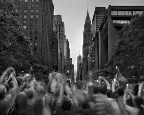 Matthew Pillsbury<br /> <em>Manhattanhenge, Wednesday, May 29, 2013</em><br /> Archival pigment ink prints<br /> 20 x 24"&nbsp;&nbsp;&nbsp; Edition of 10<br /> 30 x 40"&nbsp;&nbsp;&nbsp; Edition of 6 (plus 2 APs)<br /> 50 x 60"&nbsp;&nbsp;&nbsp; Edition of 2 (plus 1 AP)