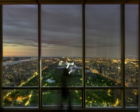 Matthew Pillsbury<br /> <i>Self Portrait Over Central Park at Sunset, One57</i>, 2016&nbsp;(TV16036)<br /> Archival pigment print<br /> 20 x 24" &nbsp; &nbsp;Edition of 10<br /> 30 x 40" &nbsp; &nbsp;Edition of 6 (plus 2 APs)<br /> 50 x 60" &nbsp; &nbsp;Edition of 2 (plus 1 AP)