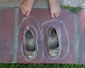 Hiroshi Watanabe<br /> <em>The Day The Dam Collapses &nbsp;#72 (Feet and Shoes), </em>2009<br /> Archival ink print<br /> 9 x 9", &nbsp;framed in 13 x 13" white metal frame<br /> Edition of 5<br />