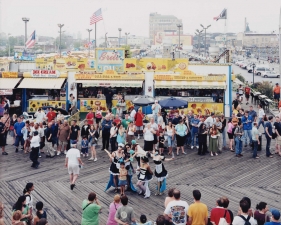 Massimo Vitali<br /> <em>Coney Island Mermaid Parade </em>(#2293), 2006<br /> Chromogenic print with Diasec mount<br /> 72 x 86" &nbsp; &nbsp;Edition of 6