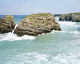 Massimo Vitali<br /> <em>Firiplaka Red Yellow Diptych&nbsp;</em>(#4550-4551), 2011<br /> Chromogenic print with Diasec mount<br /> 71 x 92" each panel &nbsp; &nbsp;Edition of 6