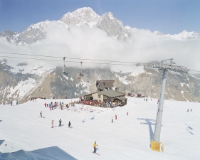 Massimo Vitali<br /> <em>Mont Blanc&nbsp;</em>(#0653), 2000<br /> Chromogenic print with Diasec mount and wooden frame<br /> 71 x 95" &nbsp; &nbsp;Edition of 6