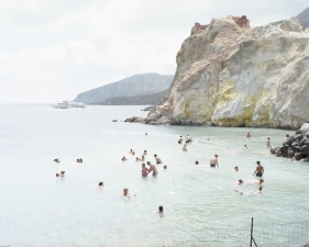 Massimo Vitali<br /> <em>Vulcano Sea Ferry&nbsp;</em>(#3231), 2008<br /> Chromogenic print with Diasec mount<br /> 71 x 95" &nbsp; &nbsp;Edition of 6