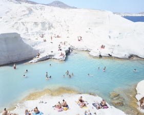 Massimo Vitali<br /> <em>Sarakiniko 2&nbsp;</em>(#4563), 2011<br /> Digital C print with Diasec mount<br /> 71 x 92" &nbsp; &nbsp;Edition of 6