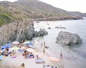 Massimo Vitali<br /> <em>Masua&nbsp;</em>(#4841), 2014<br /> Digital C print with Diasec mount<br /> 71 x 92" &nbsp; &nbsp;Edition of 6