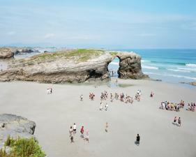 Massimo Vitali<br /> <em>Las Catedrales, Low Tide </em>(#4454), 2011<br /> Chromogenic print with Diasec mount<br /> 76 x 100" &nbsp; &nbsp;Edition of 6