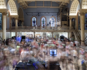 Matthew Pillsbury<br /> <i>Morning Rave, Judson Memorial Church, </i>2014<br /> Archival pigment ink prints<br /> 20 x 24" &nbsp; &nbsp;Edition of 10<br /> 30 x 40" &nbsp; &nbsp;Edition of 6 (plus 2 APs)<br /> 50 x 60" &nbsp; &nbsp;Edition of 2 (plus 1 AP)