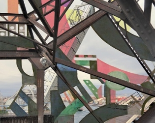 Stéphane Couturier, Série "Melting Point Sète" - Pont Sadi-Carnot n°2 - Cibachrome flottant - 2018 - 71 x 52 cm © Stéphane Couturier